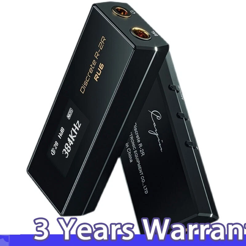 Cayin RU6 USB Input Audio Decoder DAC Support 3.5mm+4.4mm Output w/ Type-C Cable - Bild 1 von 1