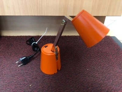 RR-Leuchten LAMPETTE Halogen ORANGE Designklassiker 60er Reiseleuchte NEU - Bild 1 von 4