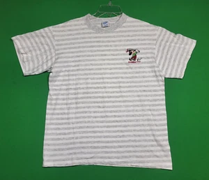 Walt Disney Florida Mickey Mouse T Shirt Adult Large VELVA SHEEN Striped Retro - Picture 1 of 18