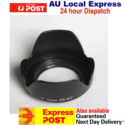 New ES 62 II ES-62 II Lens Hood for Canon EOS EF 50mm f/1.8 II Lens ES-62II  - image 1 of 3