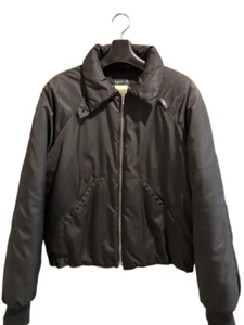 agnes b 90s Bomber jacket Made in France Short length Cotton batting Polyester - Picture 1 of 8