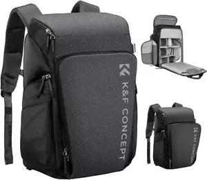 K&F Concept Camera Bag Large Capacity with Raincover for Canon/Nikon/Sony/DJI Ma - Picture 1 of 6