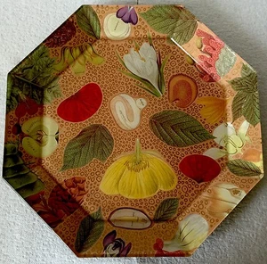 RARE VINTAGE P.Manzoni N.Y.C.ART GLASS PLATE PLATTER HANDMADE ONE OF THE KIND #6 - Picture 1 of 4