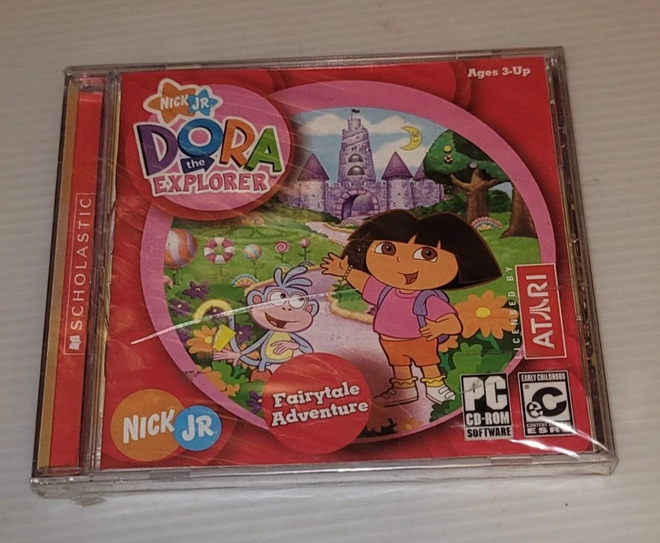 NICK JR. DORA THE EXPLORER FAIRYTAIL ADVENTURE ATARI CD-ROM 2004 - Image 1 of 2