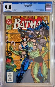 Batman 489 CGC 9.8 WP Prequel Knightfall Azrael Bane Killer Croc 1993 DC Comics - Bild 1 von 3
