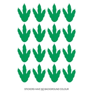 Dinosaur Wall Stickers Footprints Feet Decals Vinyl Art Kids Bedroom Boys Girls - Picture 1 of 6