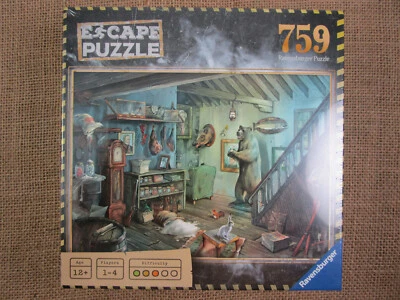 Rompecabezas de escape The Forbidden Basement Ravensburger 759 ¡NUEVO! Foto 1 de 4