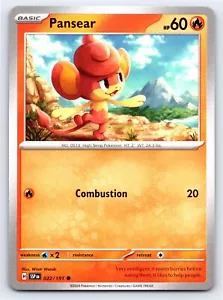 Pansear 022/191 Common Wogende Funken Pokemon Karte - NM - Bild 1 von 2