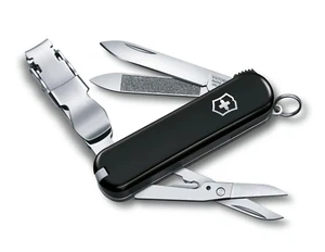 Victorinox Nail Clip 580 8 Functions Swiss Made Black Multi-Tool - Picture 1 of 5