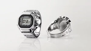 Casio Ringuhr 50th Anniversary Silber CRW-001-1JR mit Größenverstellung Spacer NEU - Bild 1 von 11