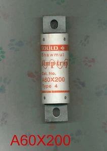 SHAWMUT A60X200 FUSE 200 AMP 600 VOLT TYPE 4 - Picture 1 of 2