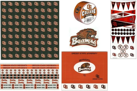 Oregon State University Beavers NCAA Scrapbook Kit Paper Stickers U-CHOOSE Cover