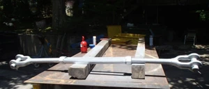 2" X 24" Jaw & Jaw Turnbuckle Galvanized - Picture 1 of 7