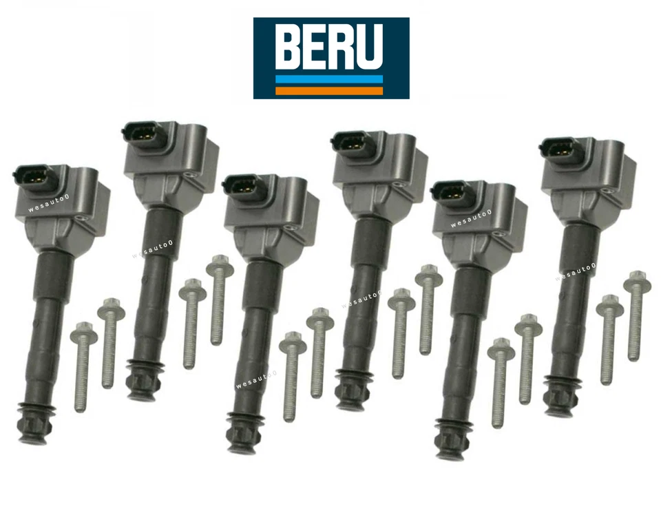 Ignition Coil 6pcs OEM for Porsche 911 Carrera 4 4S S GT2 GT3 Targa 4 4S Turbo - Image 1 of 1