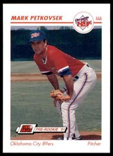 1991 LIne Drive Aaa Baseball Card Mark Petkovsek #318 3041