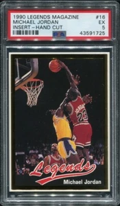 PSA 5 EX 1990 LEGENDS MAGAZINE MICHAEL JORDAN #16 BULLS 91725 B142 - Picture 1 of 1