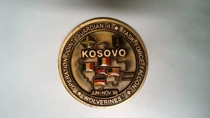 CHALLENGE COIN 94TH ENGINEER COMBAT BATTALION (HEAVY) CAMP BONDSTEEL KOSOVO - Imagen 1 de 2