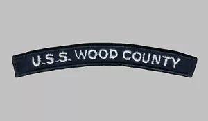 US Navy LST-1178 USS Wood County Tank Landing Ship UIM Shoulder Rocker Tab - Bild 1 von 1