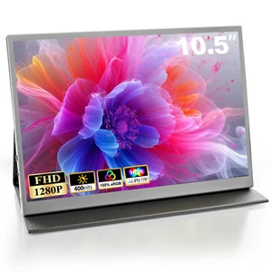 UPERFECT 10.5" 1080P Monitor Portable Monitor Extended Display Dual Type C &HDMI - Picture 1 of 10