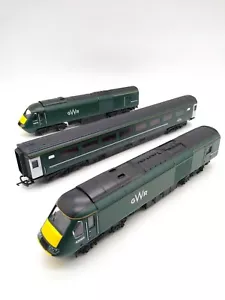 Hornby GWR 43 HST High Speed Train 3pce Set DCC Ready & Working Lights -(Unused) - Foto 1 di 10