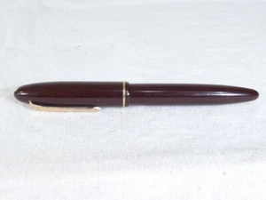 Ancien Stylo Plume en bakelite CROISIC plume OR 18 K VINTAGE - Picture 1 of 7