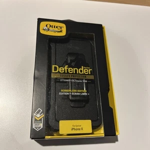 OTTERBOX Defender Series for iPhone X - Black - Photo 1 sur 3