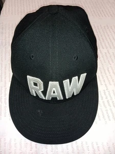 TAYLORMADE RAW TOUR Black Golf Cap Hat, One Size Snap Back, Great CONDITION - Picture 1 of 24