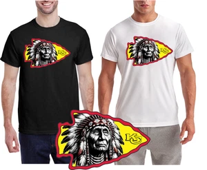 New / Kansas City Chiefs Design/ Quality Wicking T-Shirt - Picture 1 of 6
