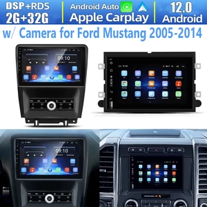 For 2005-2014 Ford Mustang Apple Carplay Car Radio Android 12.0 Navi GPS Player- - Picture 1 of 27