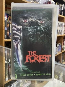 Vintage 1982 The Forest VHS Horror 1983 Release Prism Entertainment Slasher - Imagen 1 de 4