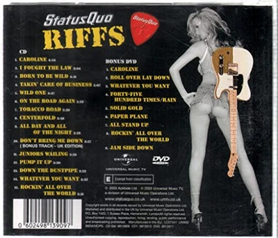 Status Quo - Riffs - Status Quo CD ZEVG The Cheap Fast Free Post - Bild 1 von 2