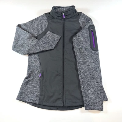 Women's FootJoy Golf Performance Warm Up Jacket Size Small Gray & Purple - EUC - Image 1 of 4