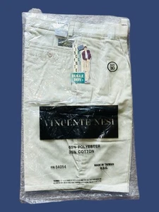 Bugle Boy Mens Shorts 30 Vincente Nesi Pleated Spring Break New Cream Khaki - Picture 1 of 6