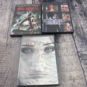 Army of darkness, house at the end of the street & a scanner darkly three DVDs - Picture 1 of 5