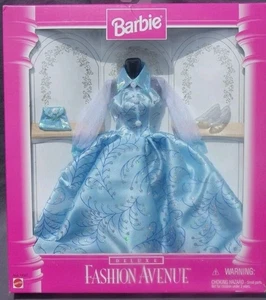 Barbie Fashion Avenue Deluxe abito da sera blu chiaro scintillante - Foto 1 di 1