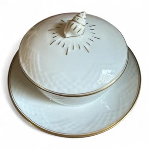 Bing & Grondahl B & G Hartmann Covered Butter Box Dish w/ Lid 196 - Picture 1 of 5