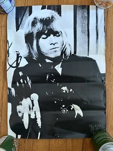 VINTAGE BRIAN JONES POSTER ROLLING STONES MARACAS 18X13 - Picture 1 of 5