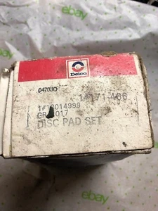 ACDelco 171-466 Disc Brake Pad NOS - Foto 1 di 11