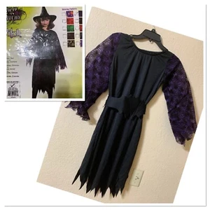 Rubies Witch Wild N Witchy Halloween Costume Dress & Belt Size Medium 8-10 - Picture 1 of 8