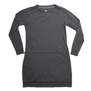 Merrell Marcy Performix Langarm Kleid Damen S dunkelgrau Drop Waist Wandern - Bild 1 von 8