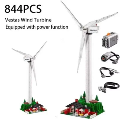 MOC Replica Build Blocks 10268 Vestas Wind Turbine Creator Expert With Motor Set - Image 1 of 4