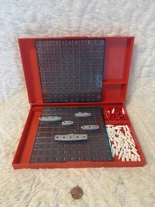 Vintage Battleship Game 1967 Milton Bradley Red Board Replacement Board - Picture 1 of 7