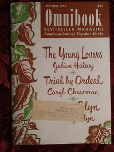 OMNIBOOK October 1955 Julian Halevy Caryl Chessman Elinor Glyn Richard Armour - Picture 1 of 1