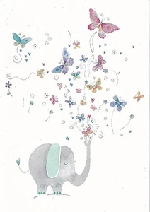 PAPYRUS MOTHERS DAY CARD NIP (MSRP $4.95) ELEPHANT CARD (P9) - Picture 1 of 2