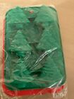 New sealed Christmas silicone bun cases,6 red snowman 6 green trees, reusable