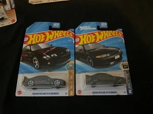 2025 Hot Wheels Nissan Skyline GT-R BCNR33 R33 black HKS Fast & Furious lot of 2 - Picture 1 of 1