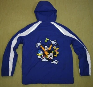 Walt Disney World Jacke blau Goofy, Mickey, Donald, Pluto Stickerei Damen XL - Bild 1 von 11