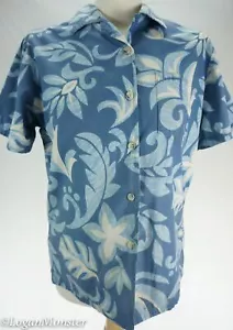 Camisa pequeña hawaiana Go descalza azul crema - Imagen 1 de 5
