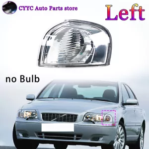 For Volvo S80 1999-2006 Left Front Bumper Corner Light Turn Signal Light NO Bulb - Bild 1 von 16