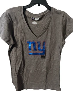 Mujer Equipo NFL Ropa New York Giants Gris Camiseta Talla L Nueva Camiseta de Fútbol - Imagen 1 de 4